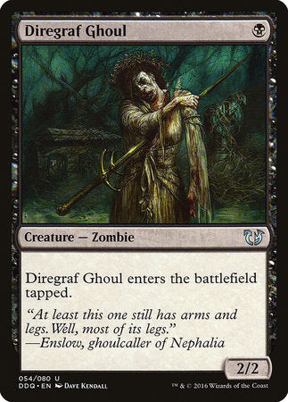 Diregraf Ghoul [Duel Decks: Blessed vs. Cursed] | Cards and Coasters CA