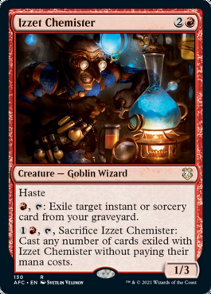 Izzet Chemister [Dungeons & Dragons: Adventures in the Forgotten Realms Commander] | Cards and Coasters CA