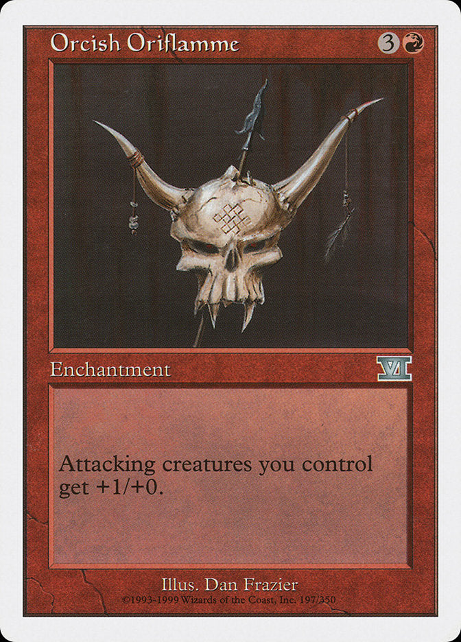 Orcish Oriflamme [Classic Sixth Edition] | Cards and Coasters CA