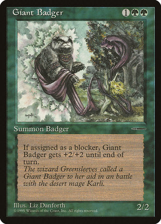 Giant Badger [HarperPrism Book Promos] | Cards and Coasters CA