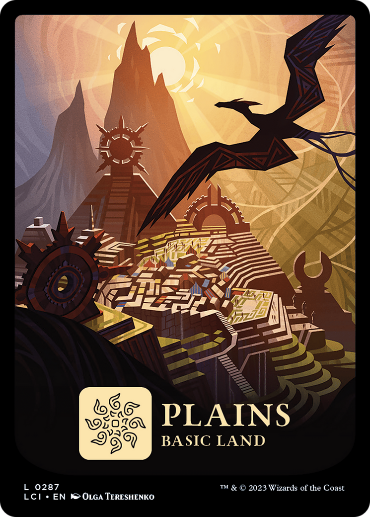 Plains (0287) [The Lost Caverns of Ixalan] | Cards and Coasters CA
