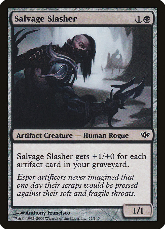 Salvage Slasher [Conflux] | Cards and Coasters CA