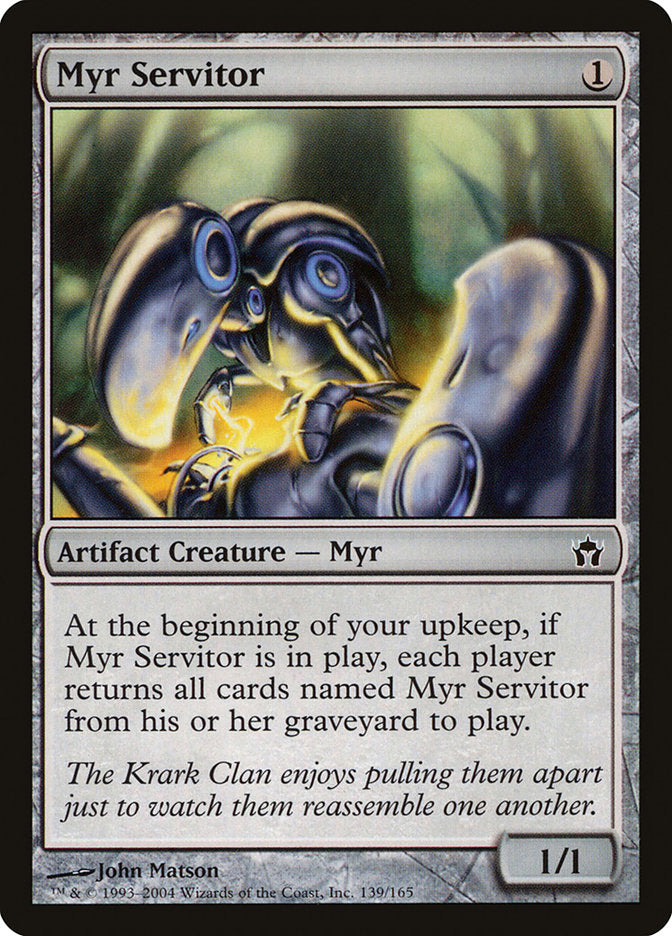 Myr Servitor [Fifth Dawn] | Cards and Coasters CA