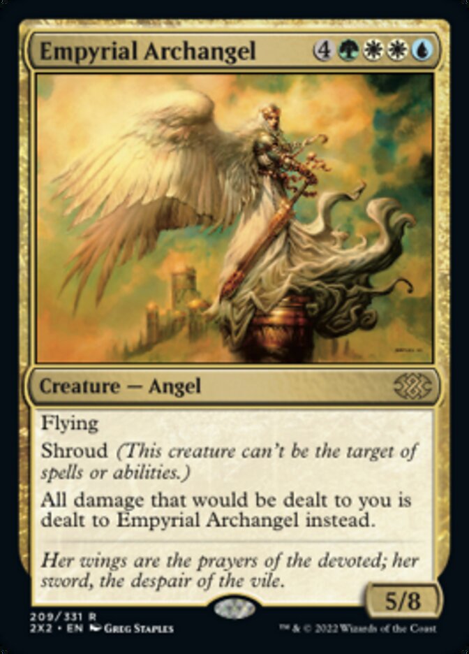 Empyrial Archangel [Double Masters 2022] | Cards and Coasters CA