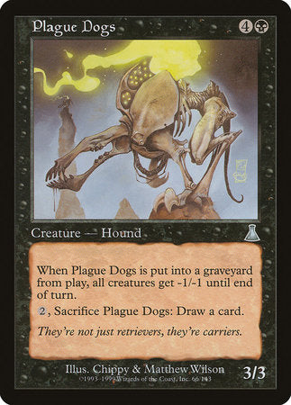 Plague Dogs [Urza's Destiny] | Cards and Coasters CA