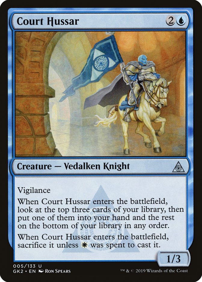 Court Hussar [Ravnica Allegiance Guild Kit] | Cards and Coasters CA