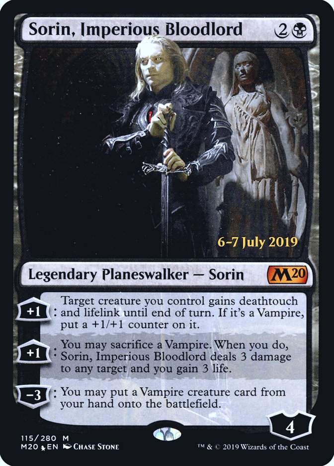 Sorin, Imperious Bloodlord  [Core Set 2020 Prerelease Promos] | Cards and Coasters CA