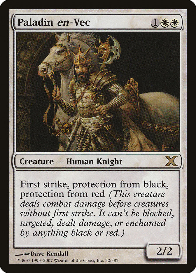 Paladin en-Vec [Tenth Edition] | Cards and Coasters CA