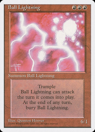 Ball Lightning [Fourth Edition] | Cards and Coasters CA