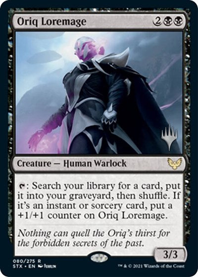 Oriq Loremage  (Promo Pack) [Strixhaven: School of Mages Promos] | Cards and Coasters CA