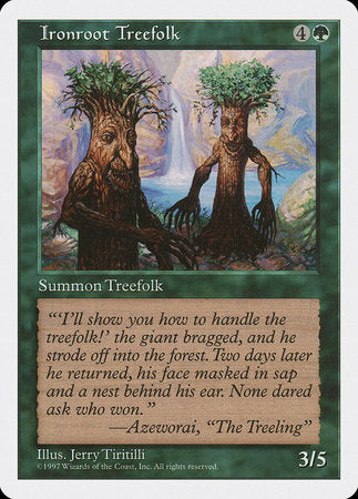 Ironroot Treefolk [Fifth Edition] | Cards and Coasters CA