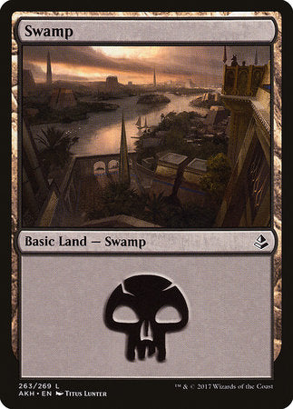 Swamp (263) [Amonkhet] | Cards and Coasters CA