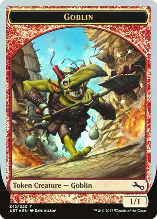 Goblin Token [Unstable Tokens] | Cards and Coasters CA