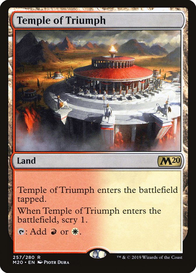 Temple of Triumph [Core Set 2020] | Cards and Coasters CA