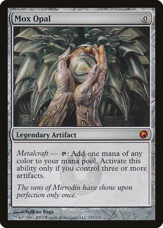 Mox Opal [Scars of Mirrodin] | Cards and Coasters CA