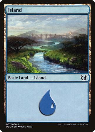 Island (37) [Duel Decks: Blessed vs. Cursed] | Cards and Coasters CA