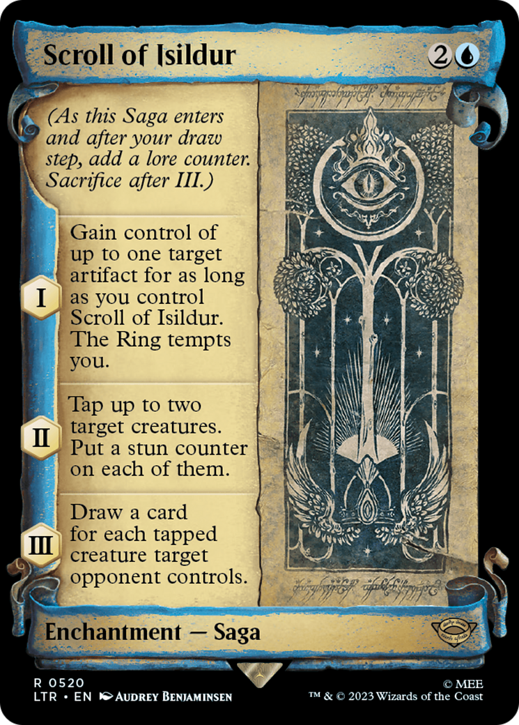 Scroll of Isildur [The Lord of the Rings: Tales of Middle-Earth Showcase Scrolls] | Cards and Coasters CA