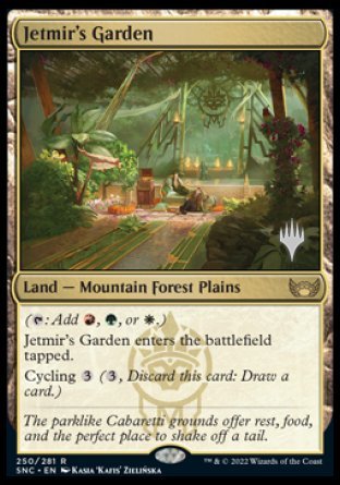 Jetmir's Garden (Promo Pack) [Streets of New Capenna Promos] | Cards and Coasters CA