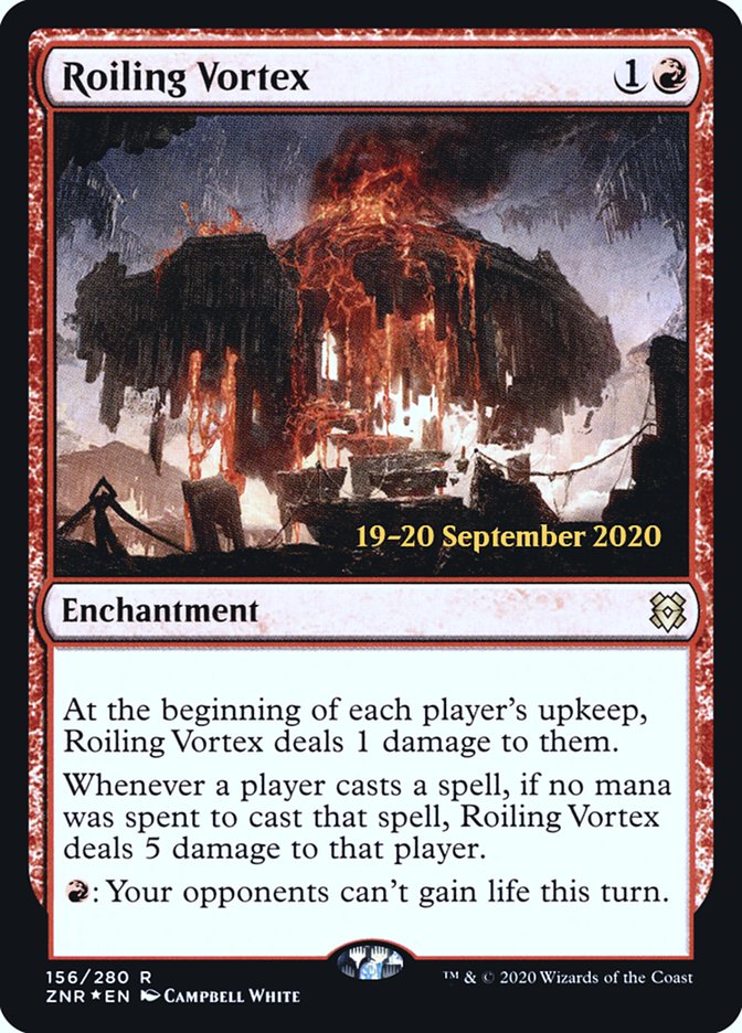 Roiling Vortex  [Zendikar Rising Prerelease Promos] | Cards and Coasters CA