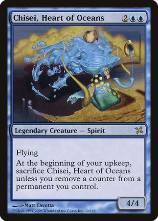 Chisei, Heart of Oceans [Betrayers of Kamigawa] | Cards and Coasters CA