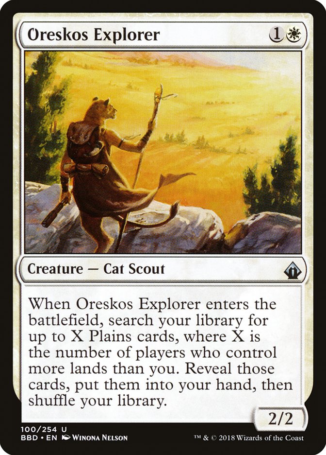 Oreskos Explorer [Battlebond] | Cards and Coasters CA