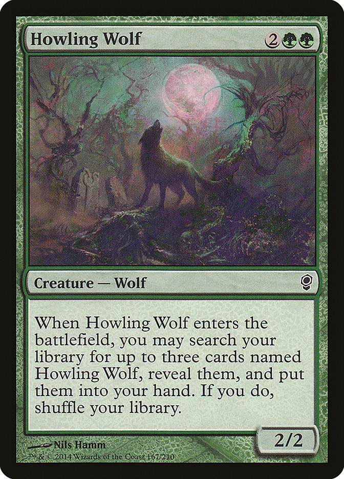 Howling Wolf [Conspiracy] | Cards and Coasters CA