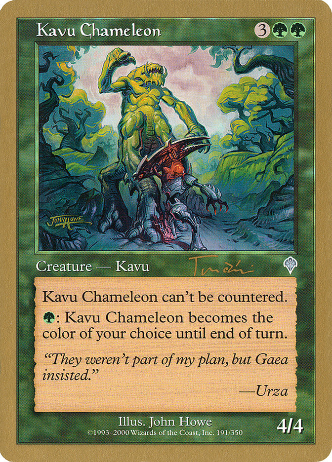 Kavu Chameleon (Jan Tomcani) [World Championship Decks 2001] | Cards and Coasters CA