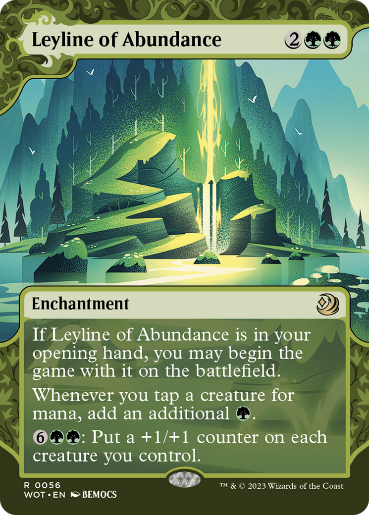 Leyline of Abundance [Wilds of Eldraine: Enchanting Tales] | Cards and Coasters CA