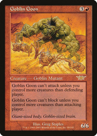 Goblin Goon [Legions] | Cards and Coasters CA