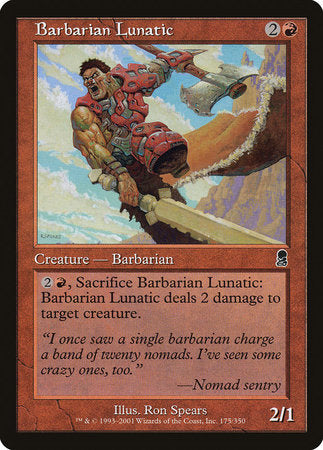 Barbarian Lunatic [Odyssey] | Cards and Coasters CA