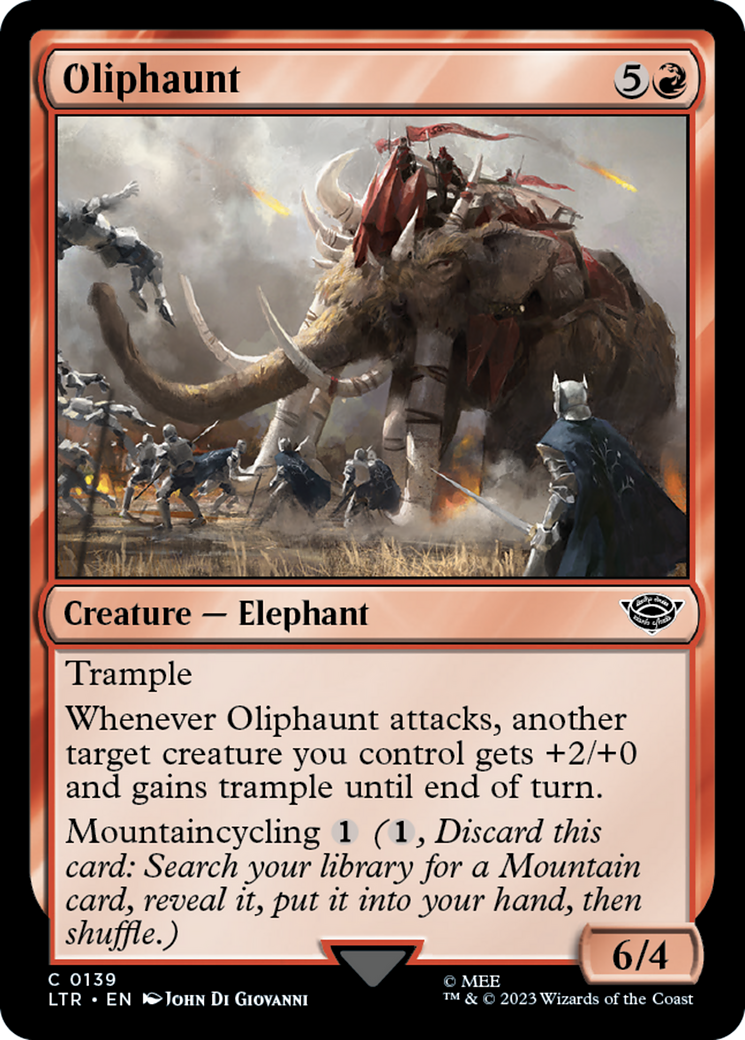 Oliphaunt [The Lord of the Rings: Tales of Middle-Earth] | Cards and Coasters CA