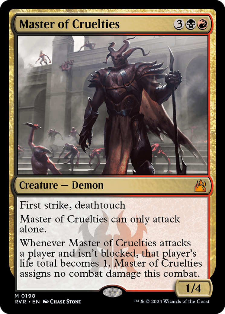 Master of Cruelties [Ravnica Remastered] | Cards and Coasters CA