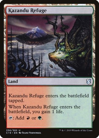 Kazandu Refuge [Commander 2019] | Cards and Coasters CA