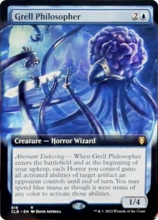 Grell Philosopher (Extended Art) [Commander Legends: Battle for Baldur's Gate] | Cards and Coasters CA