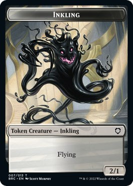 Mishra's Warform // Inkling Double-Sided Token [The Brothers' War Commander Tokens] | Cards and Coasters CA