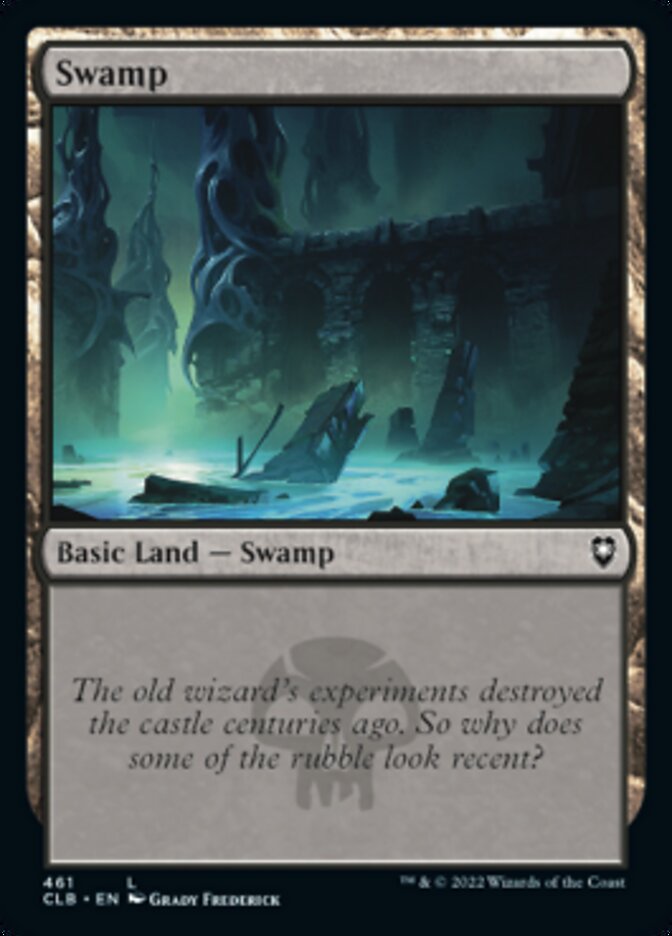 Swamp (461) [Commander Legends: Battle for Baldur's Gate] | Cards and Coasters CA