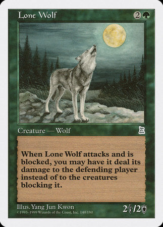 Lone Wolf [Portal Three Kingdoms] | Cards and Coasters CA