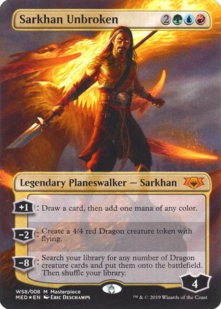 Sarkhan Unbroken [Mythic Edition] | Cards and Coasters CA