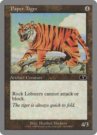 Paper Tiger [Unglued] | Cards and Coasters CA