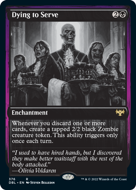 Dying to Serve [Innistrad: Double Feature] | Cards and Coasters CA