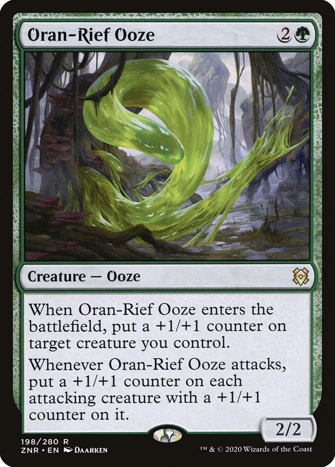 Oran-Rief Ooze [Zendikar Rising] | Cards and Coasters CA