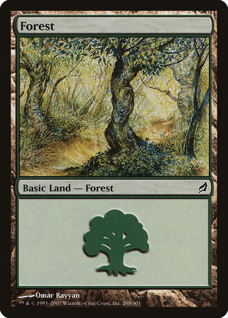 Forest (298) [Lorwyn] | Cards and Coasters CA