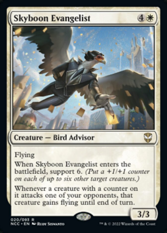 Skyboon Evangelist [Streets of New Capenna Commander] | Cards and Coasters CA