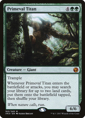 Primeval Titan [Iconic Masters] | Cards and Coasters CA