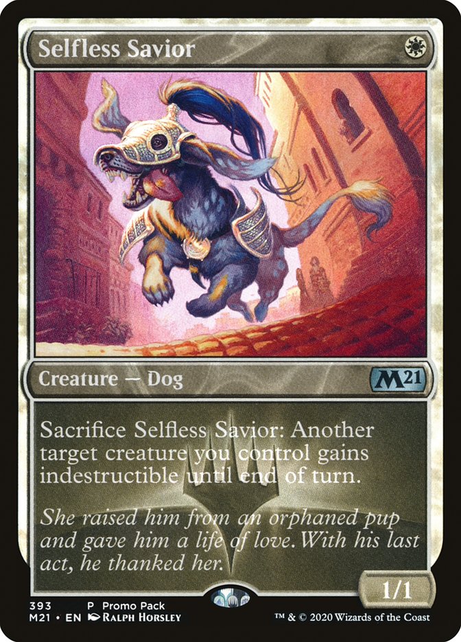 Selfless Savior (Promo Pack) [Core Set 2021 Promos] | Cards and Coasters CA