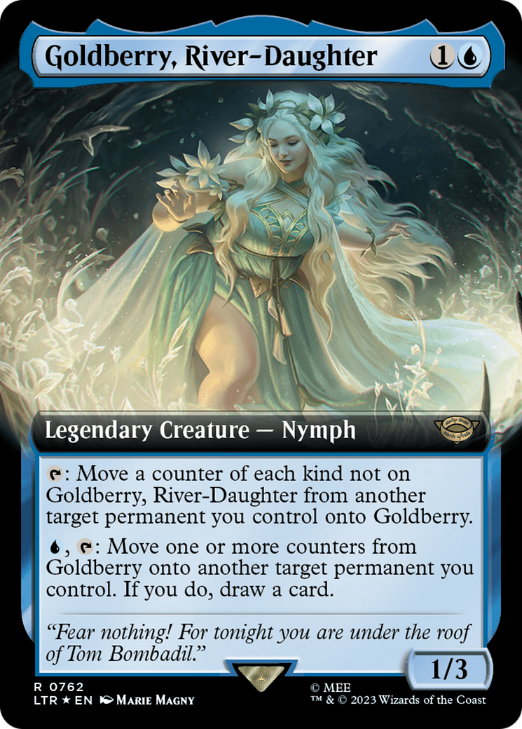 Goldberry, River-Daughter (Extended Art) (Surge Foil) [The Lord of the Rings: Tales of Middle-Earth] | Cards and Coasters CA