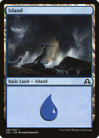 Island (287) [Shadows over Innistrad] | Cards and Coasters CA