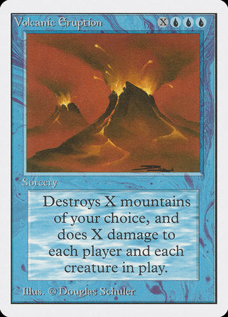 Volcanic Eruption [Unlimited Edition] | Cards and Coasters CA