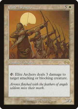 Elite Archers [Urza's Saga] | Cards and Coasters CA