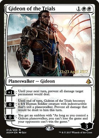 Gideon of the Trials [Amonkhet Promos] | Cards and Coasters CA